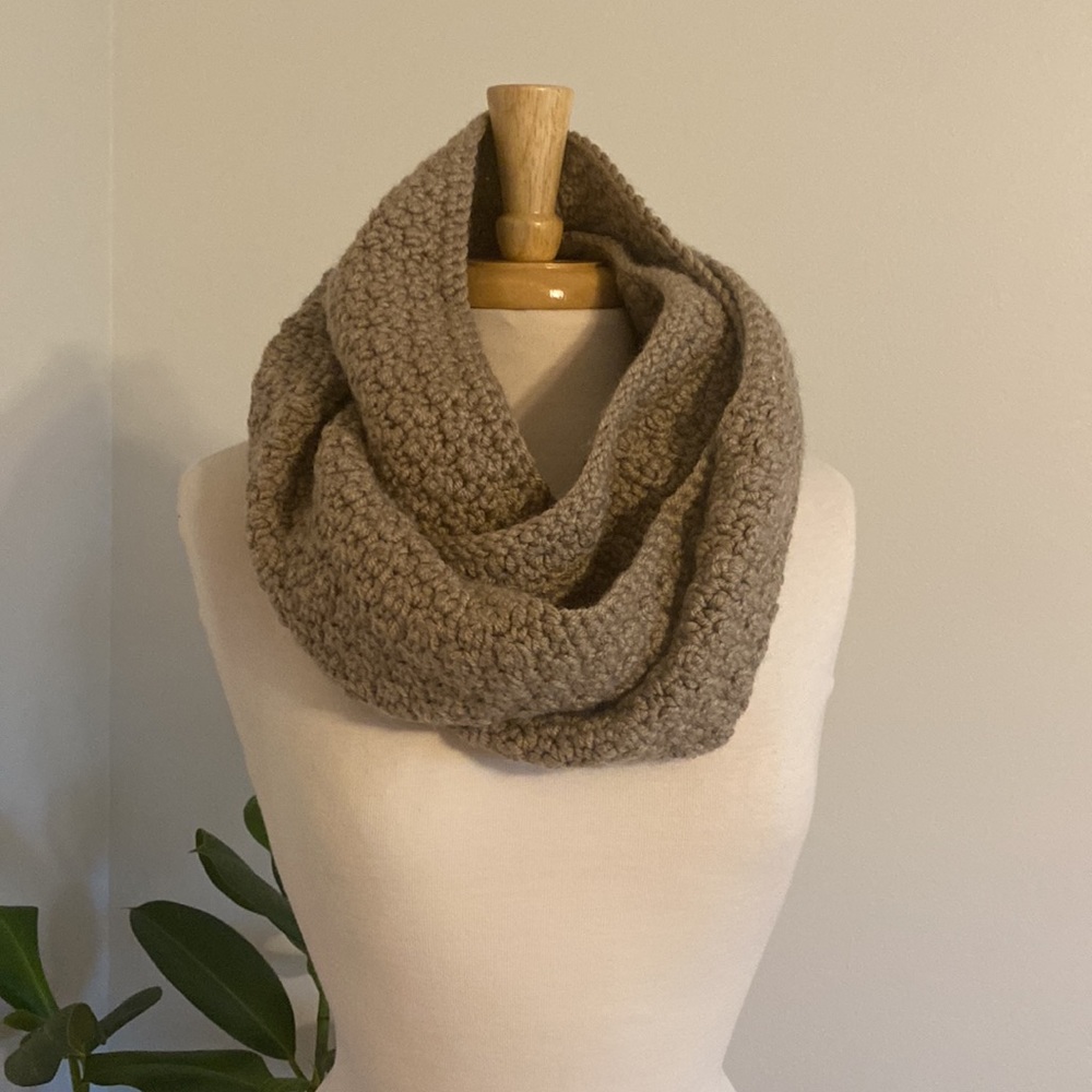 Handmade Crochet infinity scarf